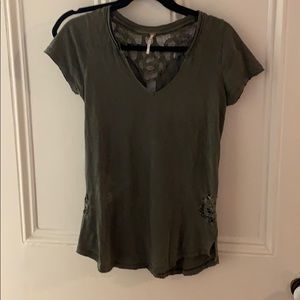 Free People Cut Out Tee